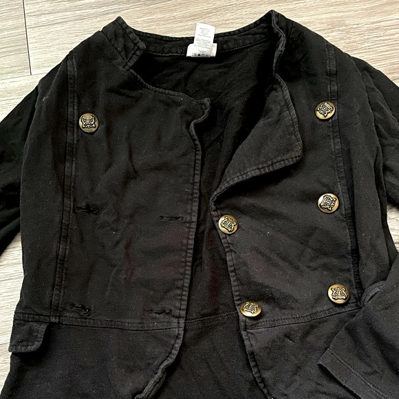 Black Button Up Blazer - Picture 5 of 6